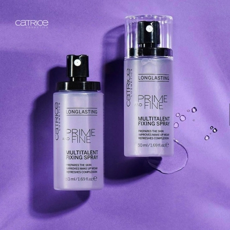 Xịt Khoá Nền Catrice Prime And Fine Multitalent Fixing Spray